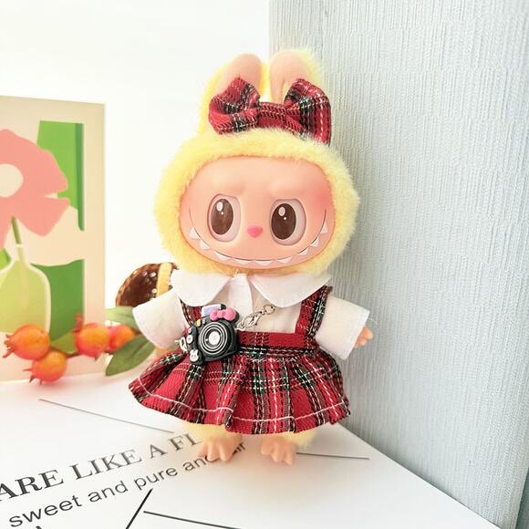 Clothes only!! Labubu 17cm keychain cute custom clothes outfits - 0418 - Picture 1 of 2